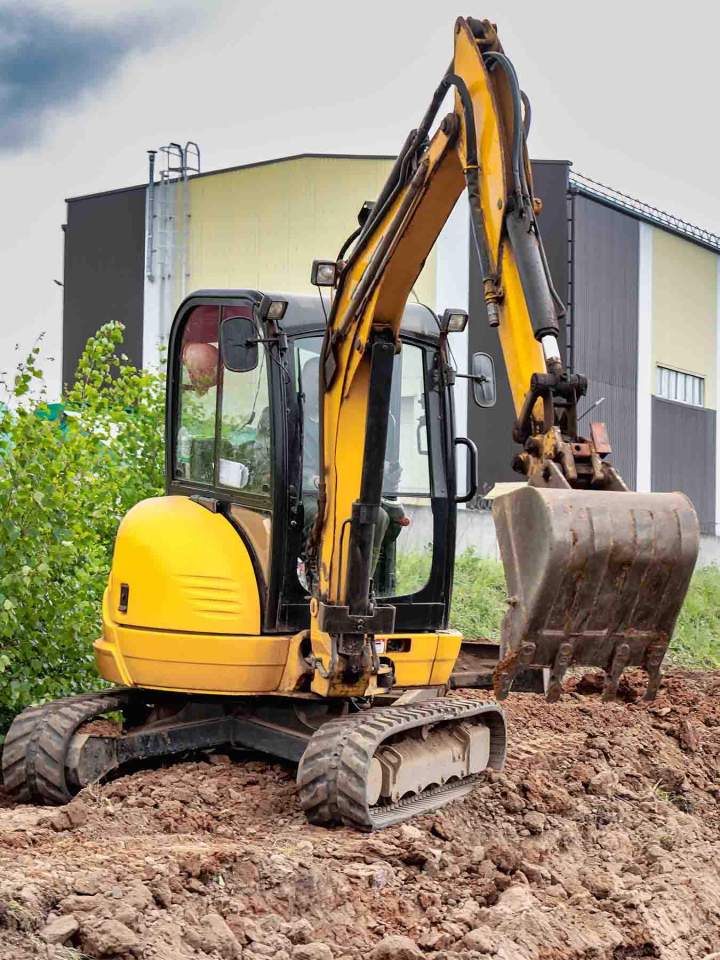 Mini excavatrice avec opérateur Mirabel